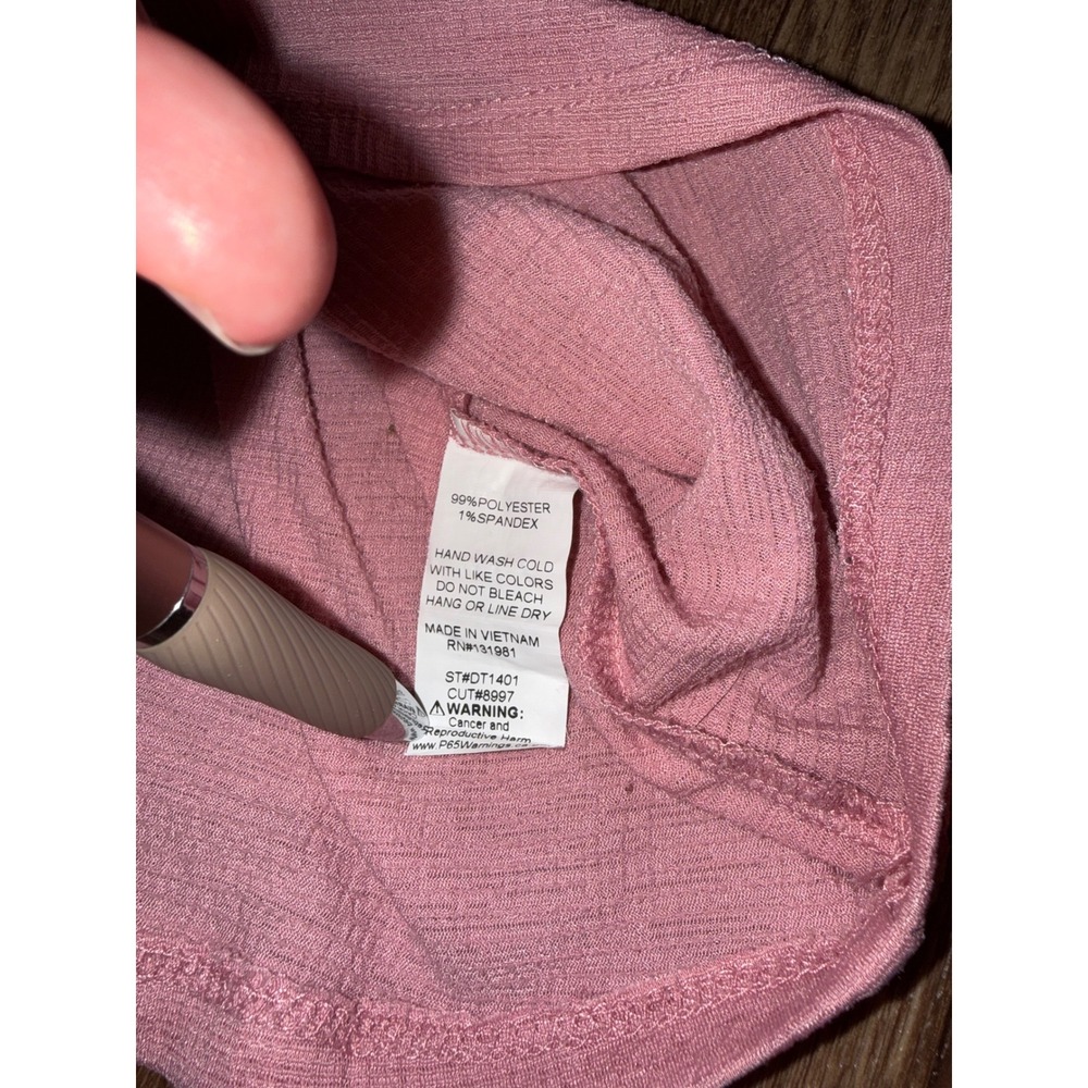 Naif Pink Lace Up Sleeve Bardot Off Shoulder Blouse Top Size L - Picture 3 of 7